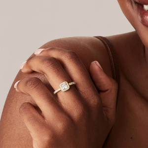 Anillos de Boda de Lujo CANNER, Diseño de Diseñador, Plata de Ley S925, Chapados en Oro de 18K, con Circonita Cúbica para Parejas, Anillos Finos para Mujer - Product Image 5