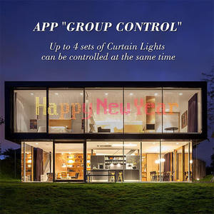 Luces Inteligentes RGB para Cortinas y Ventanas, 400 LED, Luces de Cadena Programables con Patrones y Texto, Guirnalda de Luces Decorativas para Navidad - Product Image 3