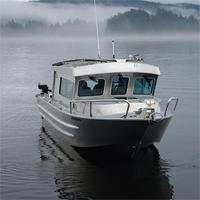 Bateau de pêche en eau salée haute performance Kinocean, bateau de pêche en cabine de 27 pieds