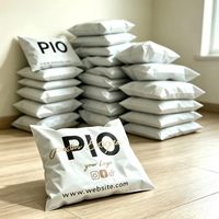 Sac postal personnalisé D11 ECO, nouvelle enveloppe d'expédition en plastique, emballage pour colis, sacs postaux en polyéthylène rose clair pour vêtements