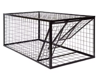 Piège à animaux vivants plié pour rats, chats, lapins, ratons laveurs, martres, renards, porcs, sangliers Cage à piège automatique pour animaux