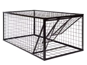 Piège à animaux vivants plié pour rats, chats, lapins, ratons laveurs, martres, renards, porcs, sangliers <span class=keywords><strong>Cage</strong></span> à piège automatique pour animaux - Product Image 2