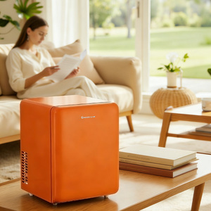 Réfrigérateur à adsorption Green.W Mini 30L en acier inoxydable, faible bruit, économe en énergie, dégivrage automatique, 1 porte, portable pour la maison et l'hôtel - Product Image 3
