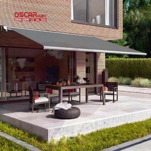 Braket langit-langit dinding Tenda dapat ditarik aluminium tahan air tahan hujan kerai luar ruangan teras taman kaset tenda jendela - Product Image 1