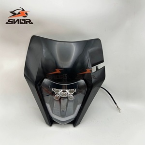 Ensemble de phares avant tout-terrain SNOR pour moto KTM 2017, phare LED modifié, cache de phare - Product Image 4