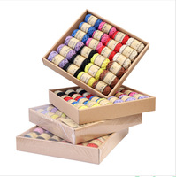 Cordon en chanvre naturel, tissé à une brin torsadé, 1mm, 5 pcs