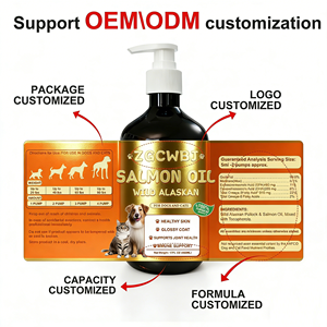 OEM ODM Minyak Salmon Pendukung Kesehatan Sendi Pinggul, Pendukung Kekebalan Tubuh, Kesehatan Kulit, Suplemen 100% Alami untuk Kucing & Anjing ZGCWBJ - Product Image 3