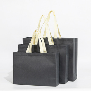 Eco Friendly Custom logo Cloths Nonwoven <b>Reusable</b> Grocery Shopping Tote Non Woven <b>Bag</b> for Supermarket - Product Image 3