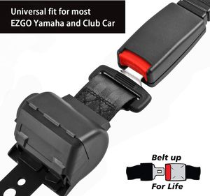 Kit de ceinture de sécurité rétractable pour voiturette de <span class=keywords><strong>golf</strong></span> Genek Matériau plastique neuf compatible EZGO <span class=keywords><strong>Yamaha</strong></span> Club Car Go <span class=keywords><strong>Kart</strong></span> Ceinture de sécurité UTV - Product Image 5