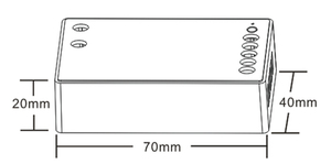 D016 Wifi LED Strip điều khiển <span class=keywords><strong>Google</strong></span> Alexa điện thoại thông minh tuya điều khiển 4x4a RF 2.4 Gam Wifi Strip điều khiển với tường Bảng điều chỉnh - Product Image 2