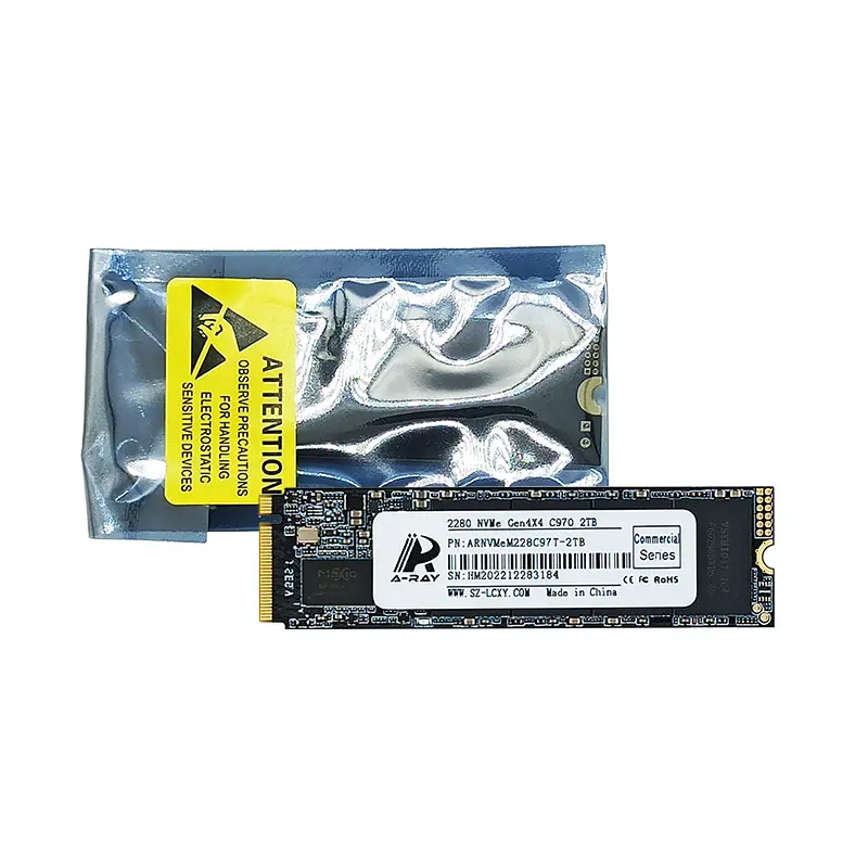 โรงงานมืออาชีพขายร้อนและคุณภาพสูงเกรด SSD ฮาร์ดไดรฟ์ 512GB Pcie 4.0 nvme SSD Gen4 2Tb SSD 1Tb M.2 nvme