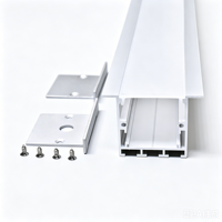Éclairage linéaire moderne, série 3000, profilés en aluminium, canal lumineux LED pour montage en surface, suspension, plafond, bureau