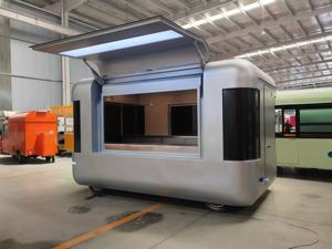 รถเข็นขายอาหารเคลื่อนที่แบบแคปซูลขนาดกะทัดรัด - สำหรับใช้งานเชิงพาณิชย์ โครงสร้างโลหะ รับประกัน 1 ปี <span class=keywords><strong>พับ</strong></span>เก็บ<span class=keywords><strong>ได้</strong></span>และพกพาสะดวก - Product Image 5