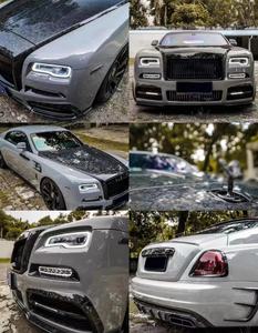 Kit de carrosserie complet MSY en Fiber de carbone sec forgé pour Rolls Royce Wraith mise à niveau vers Mansery Style capot pare-chocs garde-boue jupe latérale becquet - Product Image 6