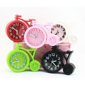 Regalos Infantiles al por Mayor, Reloj Silencioso con Diseño Creativo de Bicicleta Multicolor - Product Image 1