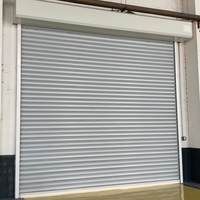 Porte à enroulement en acier inoxydable certifiée CE pour immeubles de bureaux, forte résistance à la corrosion