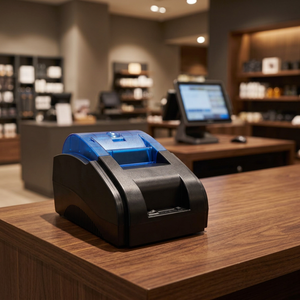 Compact 58mm Thermal <b>Label</b> Printer Bluetooth 203dpi Inkless POS Sticker Receipt Machine POS58D for Small Business Logistics Use - Product Image 3