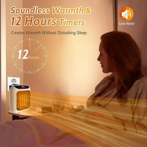 Nouveau radiateur portable 800W à chauffage rapide pour chambre à coucher, radiateur domestique avec télécommande - Product Image 3