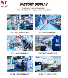 Grosir kain pakaian aktif berpori 73% poliester 27% spandeks-4 cara meregang cepat kering menyerap kelembaban ramah kulit - Product Image 6