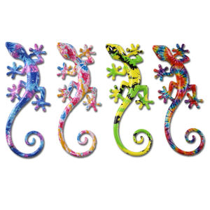 Fábrica al por mayor personalizado diferentes tamaños poliresina lagarto Gecko resina multicolor <span class=keywords><strong>Salamandre</strong></span> decoración de la pared - Product Image 1