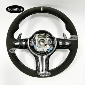 Volante Deportivo M Sport para <span class=keywords><strong>BMW</strong></span>, en Cuero, Compatible con los Modelos F10, F11, F20, F21, F22, F25, <span class=keywords><strong>F30</strong></span>, F31, F32, F33, F34, F36, X5, F15, F01, F06, F07, F12, F13, M3, M5 - Product Image 1