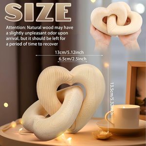 Décoration <span class=keywords><strong>de</strong></span> Noël-2 pièces WoodenReindeer Sign-Décoration <span class=keywords><strong>de</strong></span> Noël Home ShelvesFireplaceTable Window Sill Party Decoration - Product Image 2