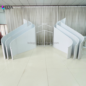 Arco de Boda Dorado Personalizado, Estructura Metálica de Hierro para Decoración de Eventos, Fiestas y Escenarios, Soporte para Fondo de Arco - Product Image 5