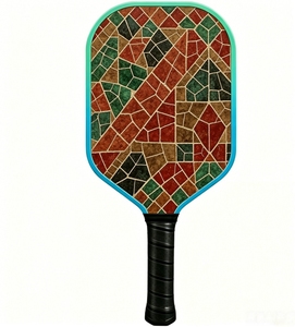 Pala de Pickleball EX370 Spanish Gaudi Mosaic, Patrón Colorido <span class=keywords><strong>Trencadis</strong></span>, Fibra de Carbono, Aprobada por la USAPA, Raquetas de Pickleball de Alta Adherencia - Product Image 3
