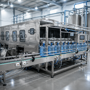 Machine de remplissage automatique <span class=keywords><strong>d</strong></span>'<span class=keywords><strong>eau</strong></span> minérale en fûts de <span class=keywords><strong>5</strong></span> gallons, ligne de production de lavage et de bouchage de bouteilles de 20 L pour l'<span class=keywords><strong>eau</strong></span> potable pure - Product Image 3