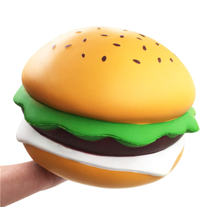 Jouet Squishy Géant Hamburger en PU, Anti-Stress, Anti-Anxiété, Jouet Sensoriel Fidget pour Enfants et Adultes - Product Image 2