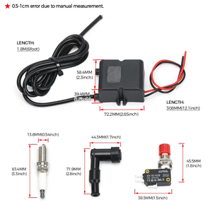 <span class=keywords><strong>Kit</strong></span> lance-flammes unique <span class=keywords><strong>Kit</strong></span> de flamme d'échappement pour moto Le lance-flammes unique comprend tous les accessoires d'installation - Product Image 3