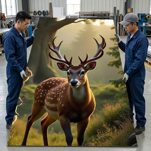 Láminas de Mármol 3D WPC Premium en Tamaño Grande/Rollo Completo (a menudo llamadas Láminas de Mármol UV PVC o Paneles de Pared de Mármol). - Product Image 2