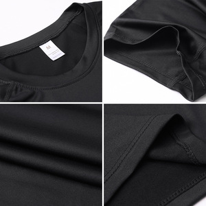 เสื้อยืดวิ่งออกกำลังกายผู้ชายแบบสบายๆ แห้งเร็ว ผ้าทอ ปรับแต่งได้ 85% โพลีเอสเตอร์ 15% สแปนเด็กซ์ 190 กรัม ทรงปกติ คุณภาพสูง - Product Image 6