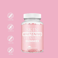 Gummies éclaircissantes pour la peau sous marque privée, multivitamines, complexe vitaminique avec glutathion pour éclaircir les cheveux et la peau