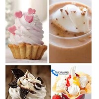 Nieuwe design swirl bevroren yoghurt fruit ijs roommixer machine industriële ijspoeder lintmixer machine te koop