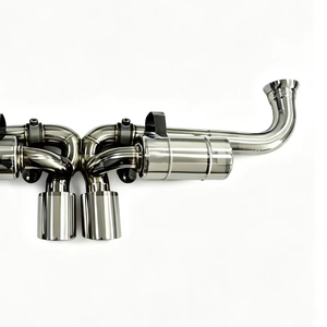 Silenziatore Universale OEM GDR in Acciaio Inox Lucidato a Specchio per Porsche 911 991/991.1/991.2 <span class=keywords><strong>GT3</strong></span> 2013-2019 - Product Image 6