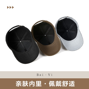 หมวกเบสบอลผ้าฟลีซแบบยูนิเซ็กซ์สีทึบหมวกป้องกันแสงแดดที่อบอุ่นสำหรับฤดูใบไม้ร่วงฤดูหนาว - Product Image 3