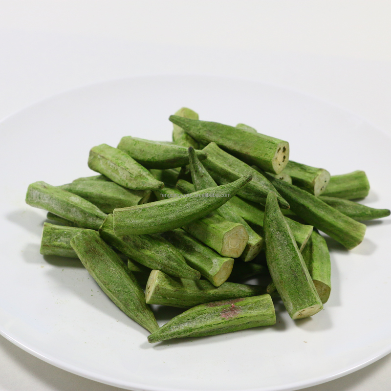 Freeze Dried Okra Whole Gefriergetrocknete Okra