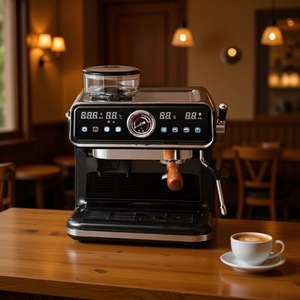 2026 <b>Coffee</b> <b>Machine</b> Household Small Semi-Automatic Hot and Cold Dual Extraction Grinding Integrated Italian Espresso Italian - Product Image 1