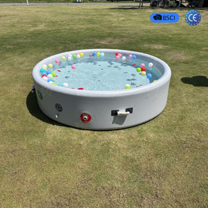 Piscina Inflable <span class=keywords><strong>con</strong></span> Tobogán y Aspersor, Parque Acuático Infantil, Seguro y Duradero, el Mejor Regalo de Verano para Niños, Actividad al Aire Libre - Product Image 5
