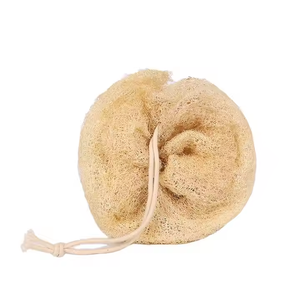Vente en gros usine de fleurs de loofah personnalisées, serviettes de bain exfoliantes, boules de bain naturelles faites à la main en loofah - Product Image 1