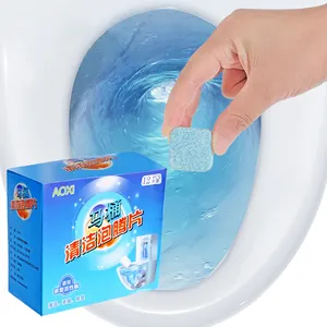 C131 12pcs Home Toilet Cleaner Bola Poderosa Automática Flush Toilet Bowl Desodorizador Para Limpeza Do Banheiro Comprimidos Efervescentes