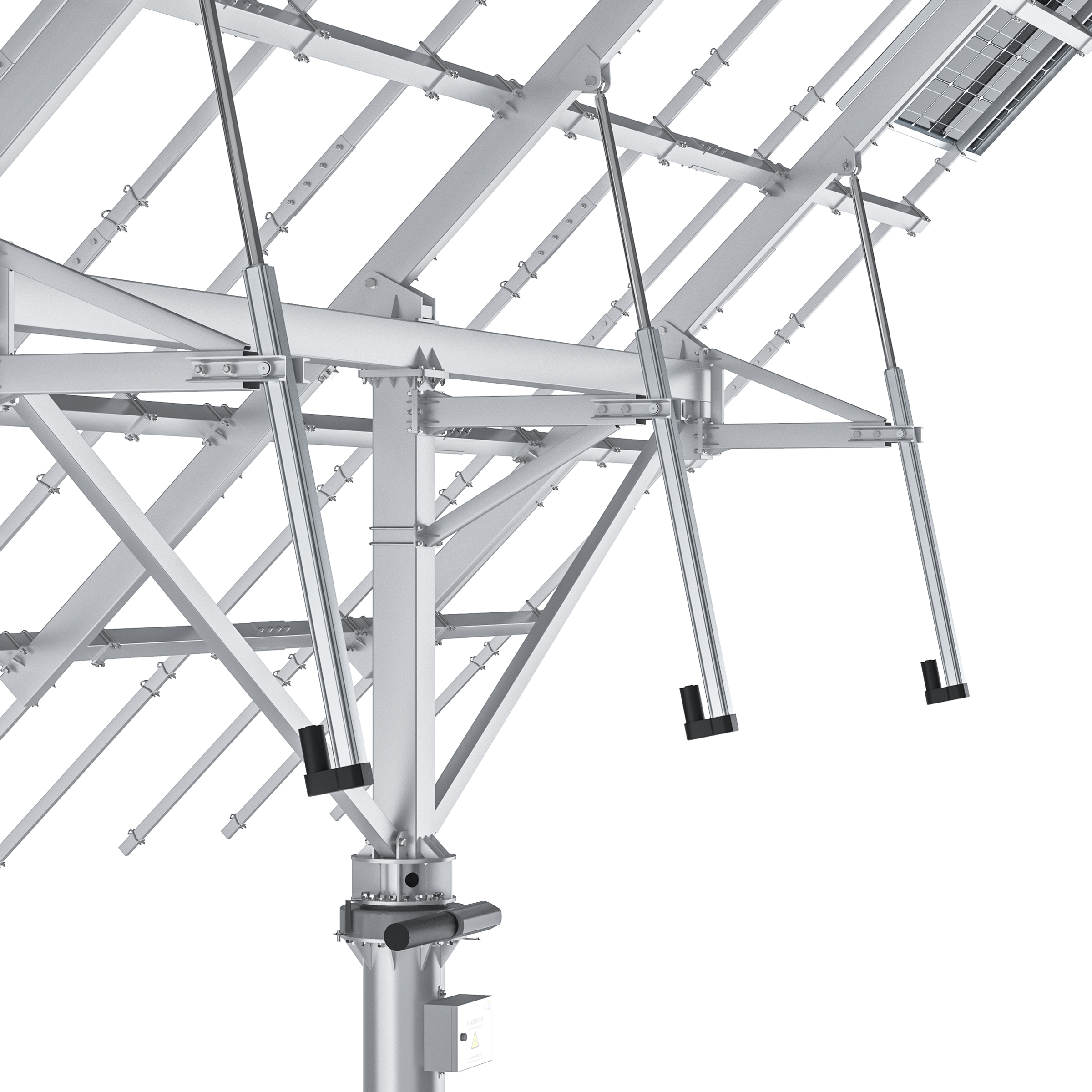 13KW HYS-36PV-66-M-3LD Стабильная производительность блок управления установкой на солнечной батарее sun tracker 2 системы Улавливателя диски солнечной энергии с двумя осями высокой точности