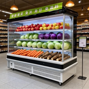 Vitrine réfrigérée commerciale à rideau d'air ouvert, ouverture frontale, pour magasin de proximité et supermarché - Product Image 4