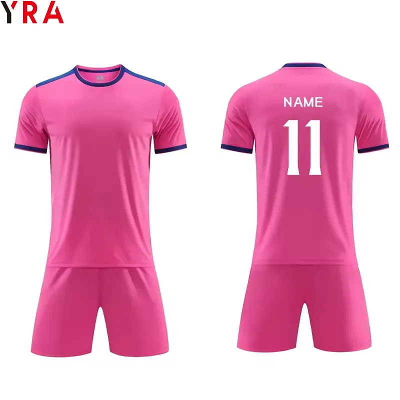 latest design full set soccer children football jersey shirts men boys training wear jerseys customized kits set