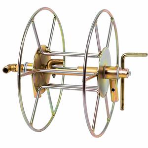 Enrouleur de tuyau professionnel de 50 mètres, support d'outils de jardin sans support 449081 - Product Image 1