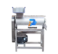 Machine à écraser, dénoyaouter et pulper les abricots, tomates et fruits de la passion Powerfriend 3kw 100KG