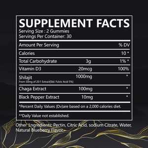 शुजीत 100% उच्च शक्ति वाले स्वर्ण ग्रेड 60 गुम्मस के साथ शुद्ध हिमलयन शिलजीत गुम्मस - Product Image 5