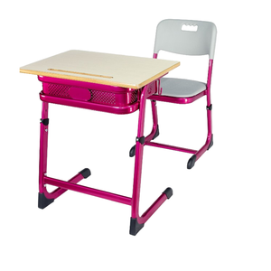 High Quality SONGYE Modern Metal Single Person <b>Adjustable</b> Lifting Desk and Chair Set PT-308DA School Chair Classroom <b>Table</b> Desks - Product Image 2