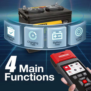 เครื่องวิเคราะห์แบตเตอรี่อัจฉริยะ BM800 พร้อมฟังก์ชันสตาร์ท ชาร์จ โหลด  พร้อมเทคโนโลยีการพิมพ์ในตัว ให้ความรู้สึกพกพาสะดวก - Product Image 5